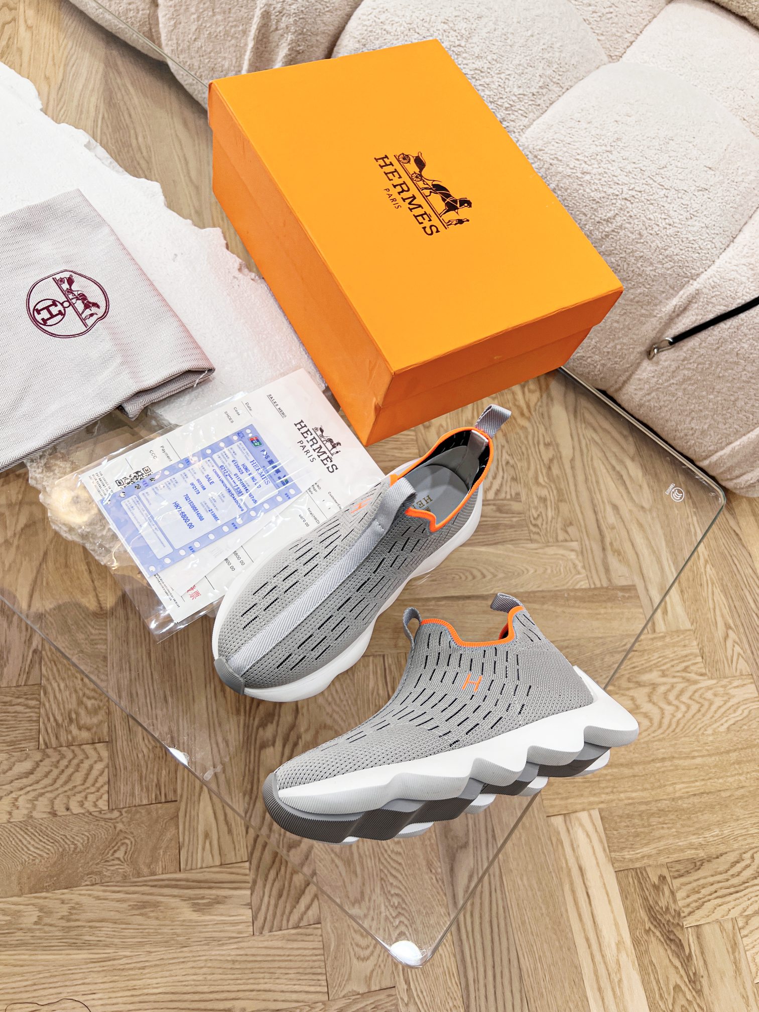 Women H*ermes Top Sneaker