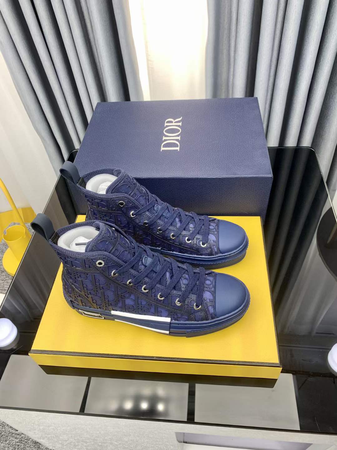 Men Women D*ior Top Sneakers