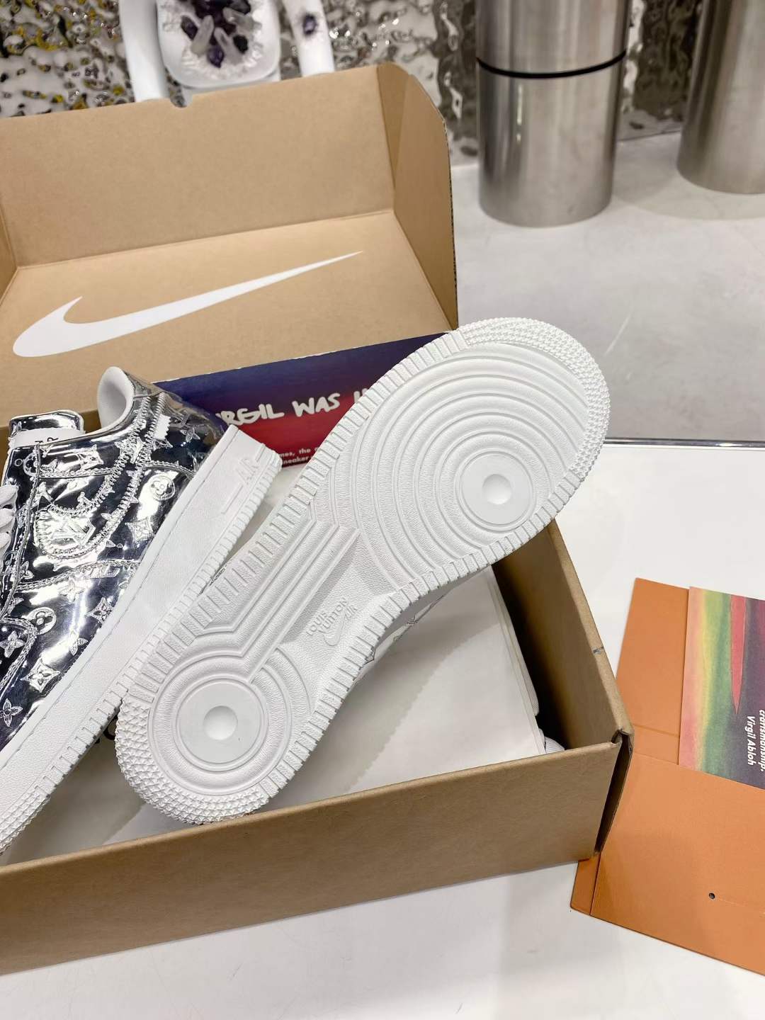 from Men Women L*ouis V*uitton x NIKE Air force1 22ss Sneakers Maikesneakers