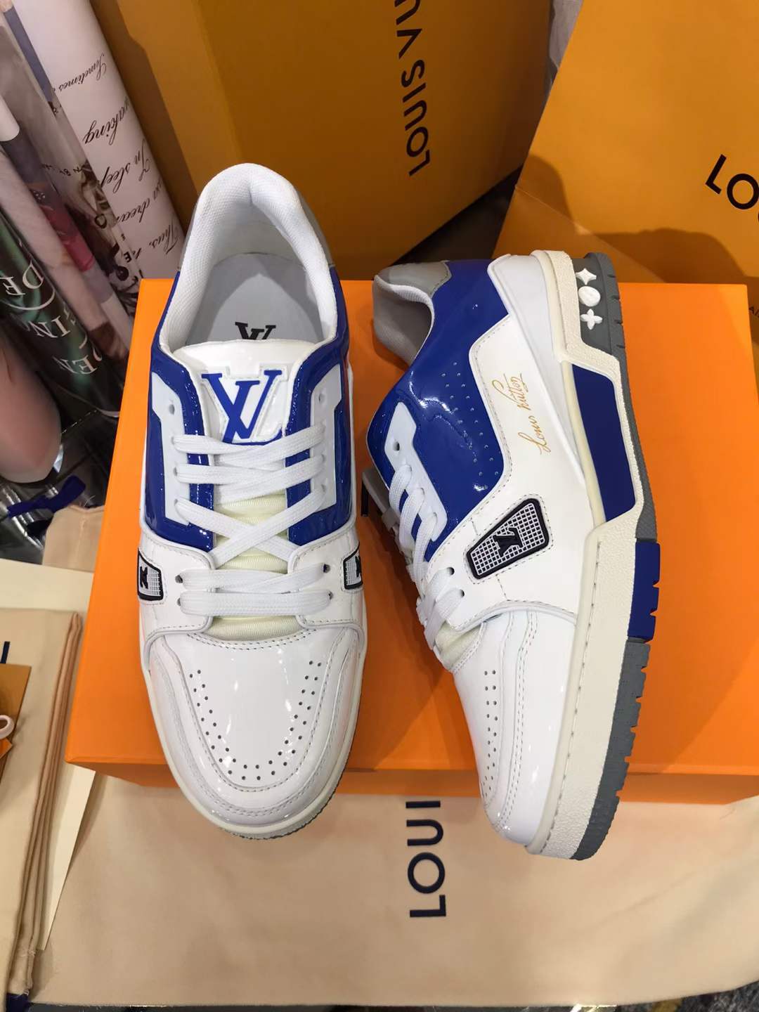 Men Women L*ouis V*uitton Sneakers Maikesneakers