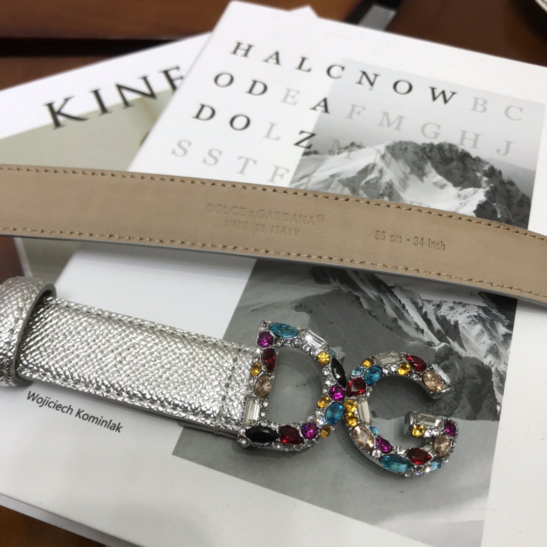 D&G Women Belts 25MM Maikesneakers