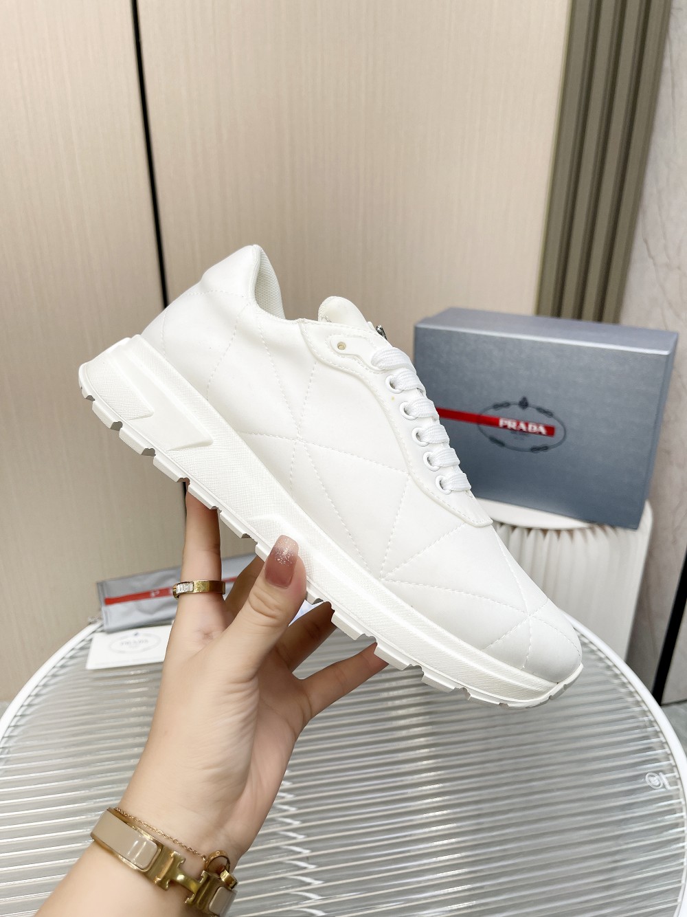 Men P*rada Top Sneaker （ ）