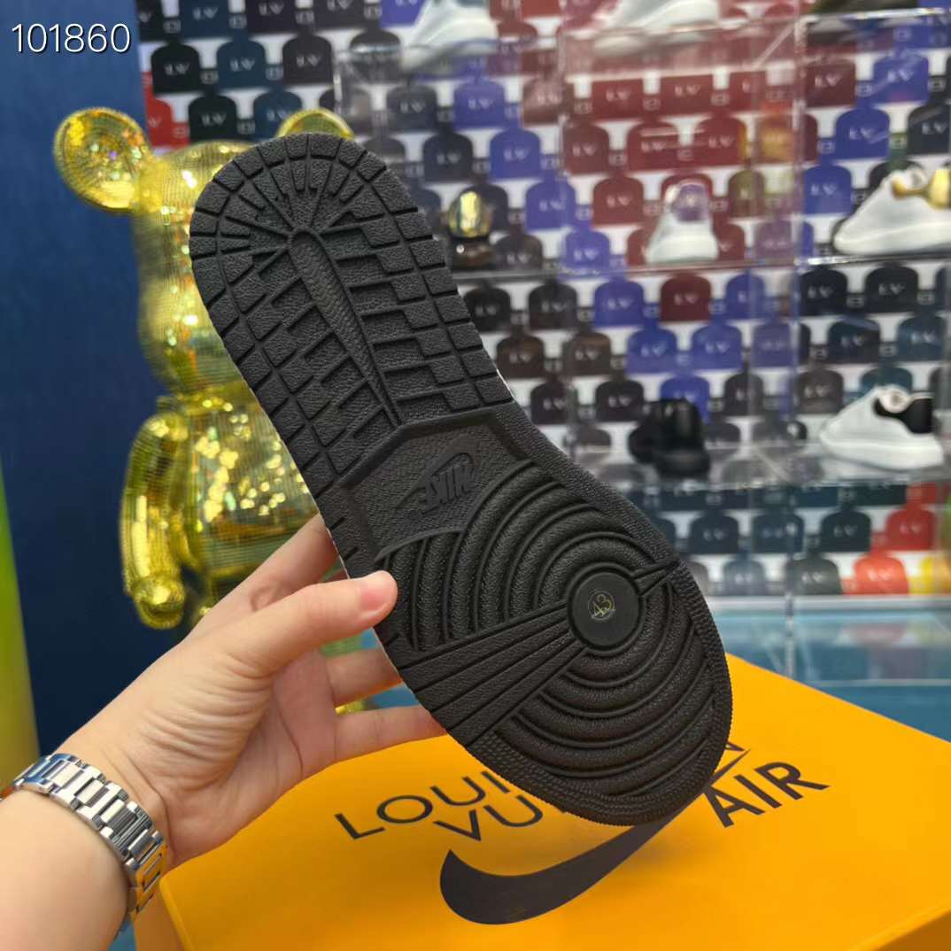 Men Women L*ouis V*uitton x NIKE Air Jordan 1 Sneakers Maikesneakers