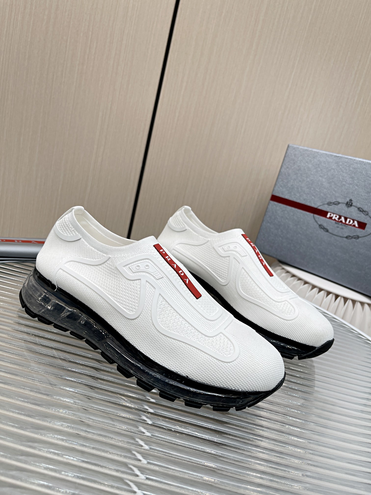 Men P*rada Top Sneaker （ ）