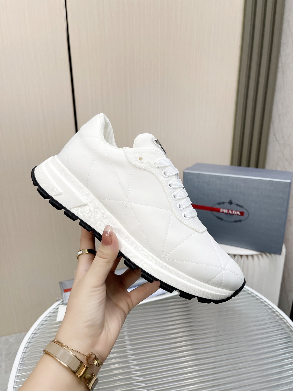 Men P*rada Top Sneaker （ ）