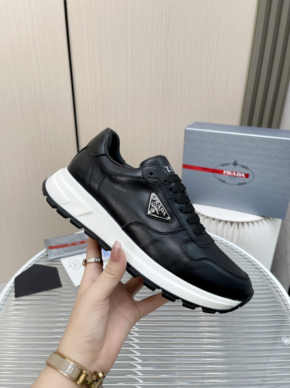 Men P*rada Top Sneaker （ ）