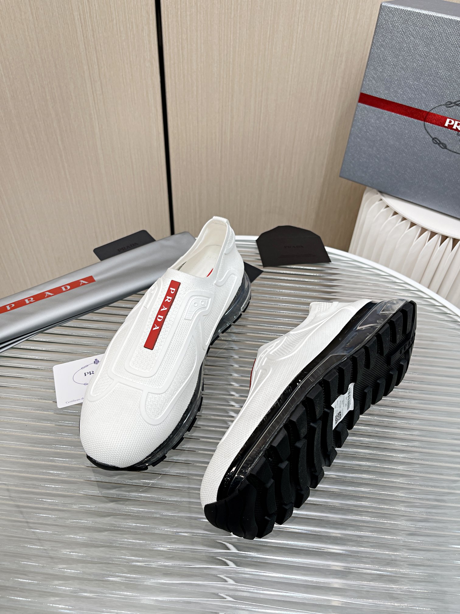 Men P*rada Top Sneaker （ ）