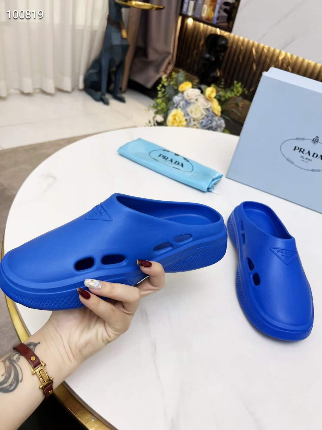 Men Women P*rada Top Slippers （ ）