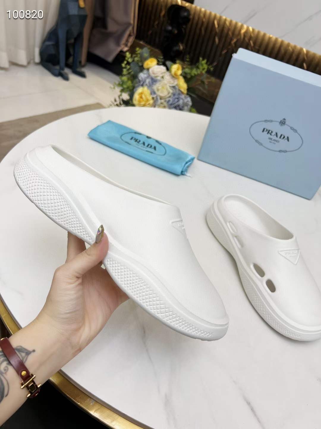 Men Women P*rada Top Slippers （ ）