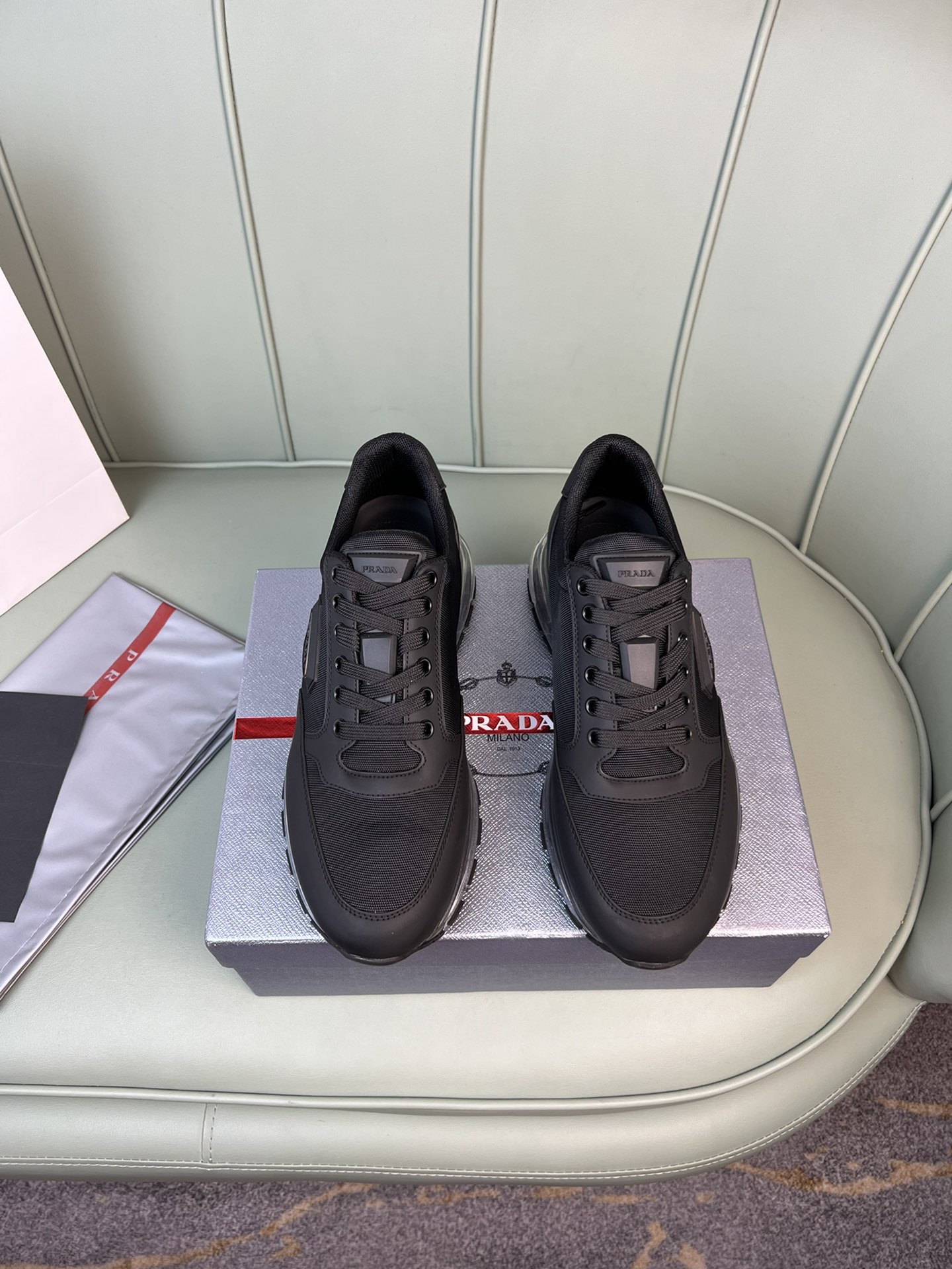 Men P*rada Top Sneaker （ ）