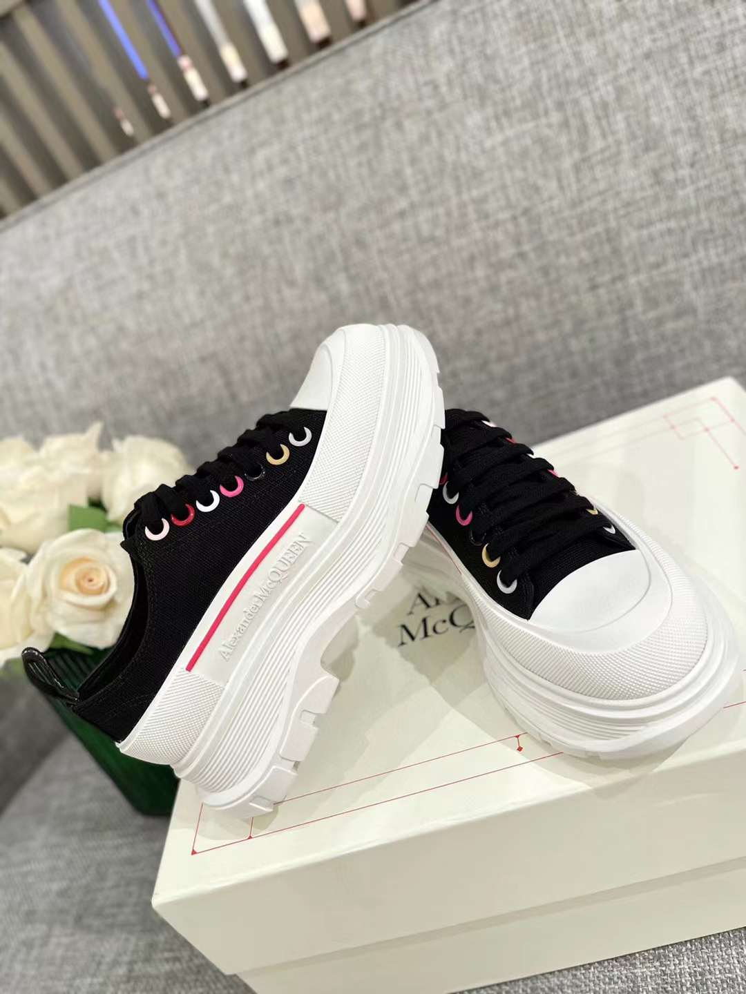 Men Women A*lexander M*cqueen Top Sneaker （ ）