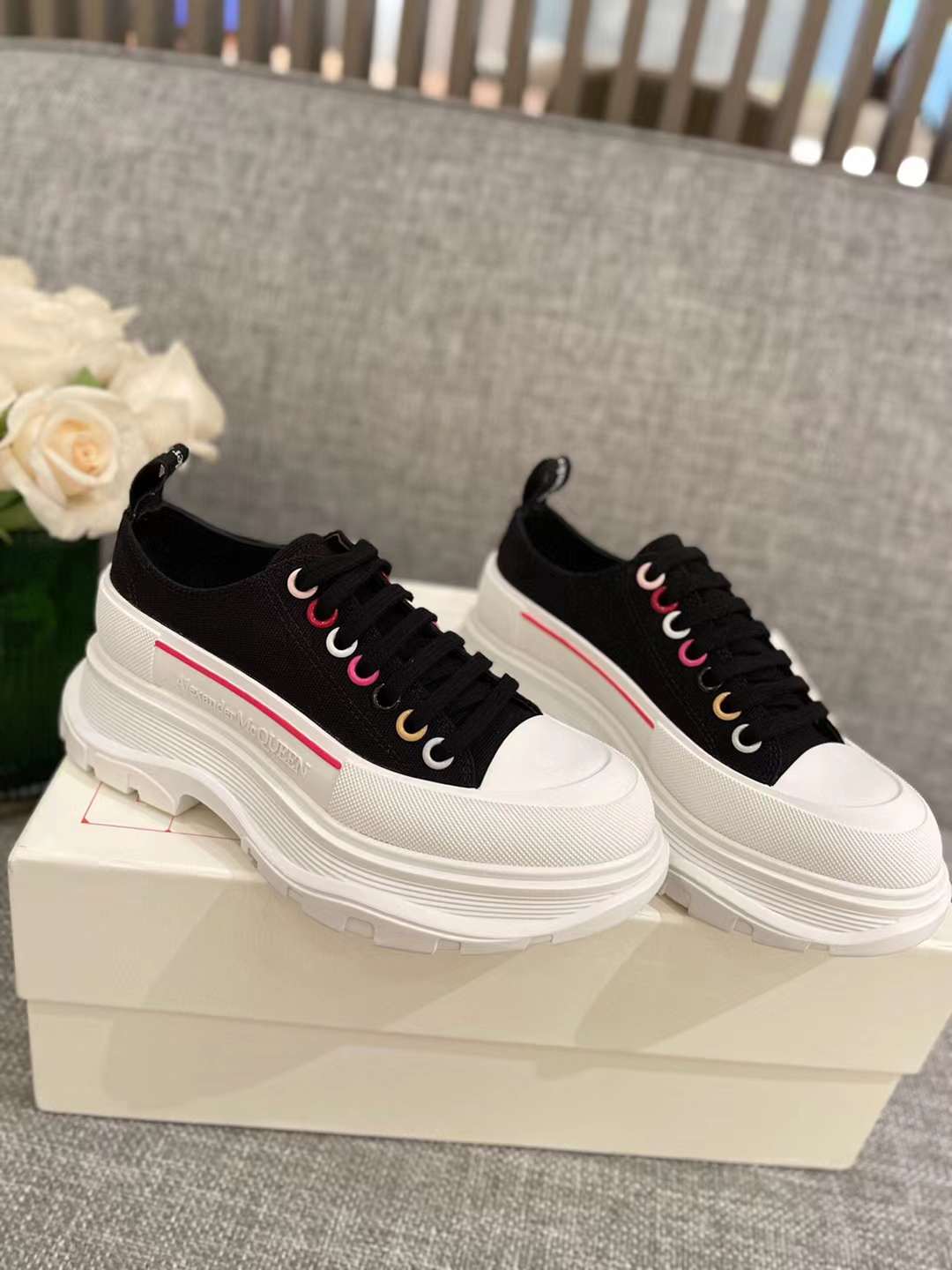 Men Women A*lexander M*cqueen Top Sneaker （ ）