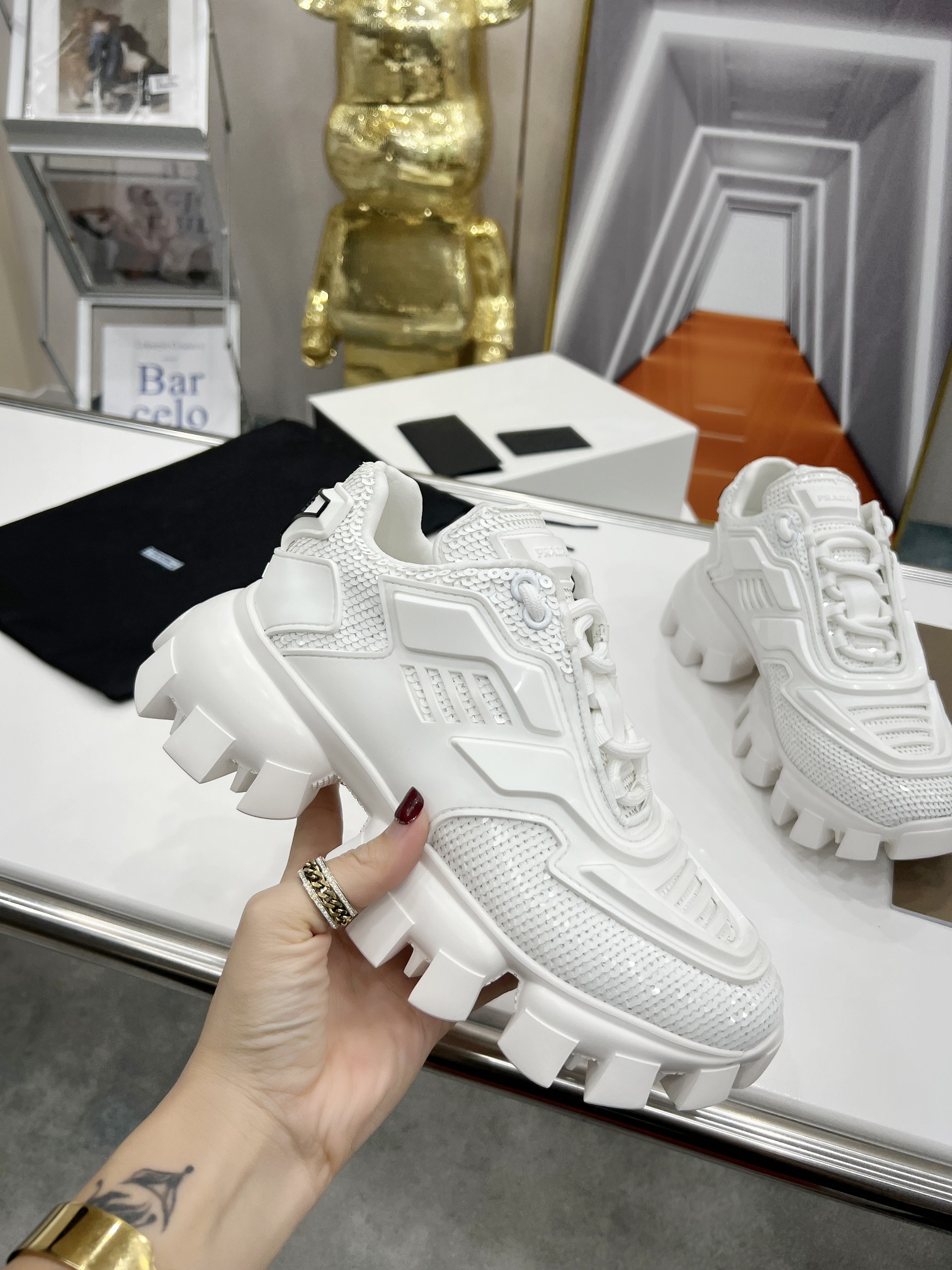 Men P*rada Top Sneaker （ ）