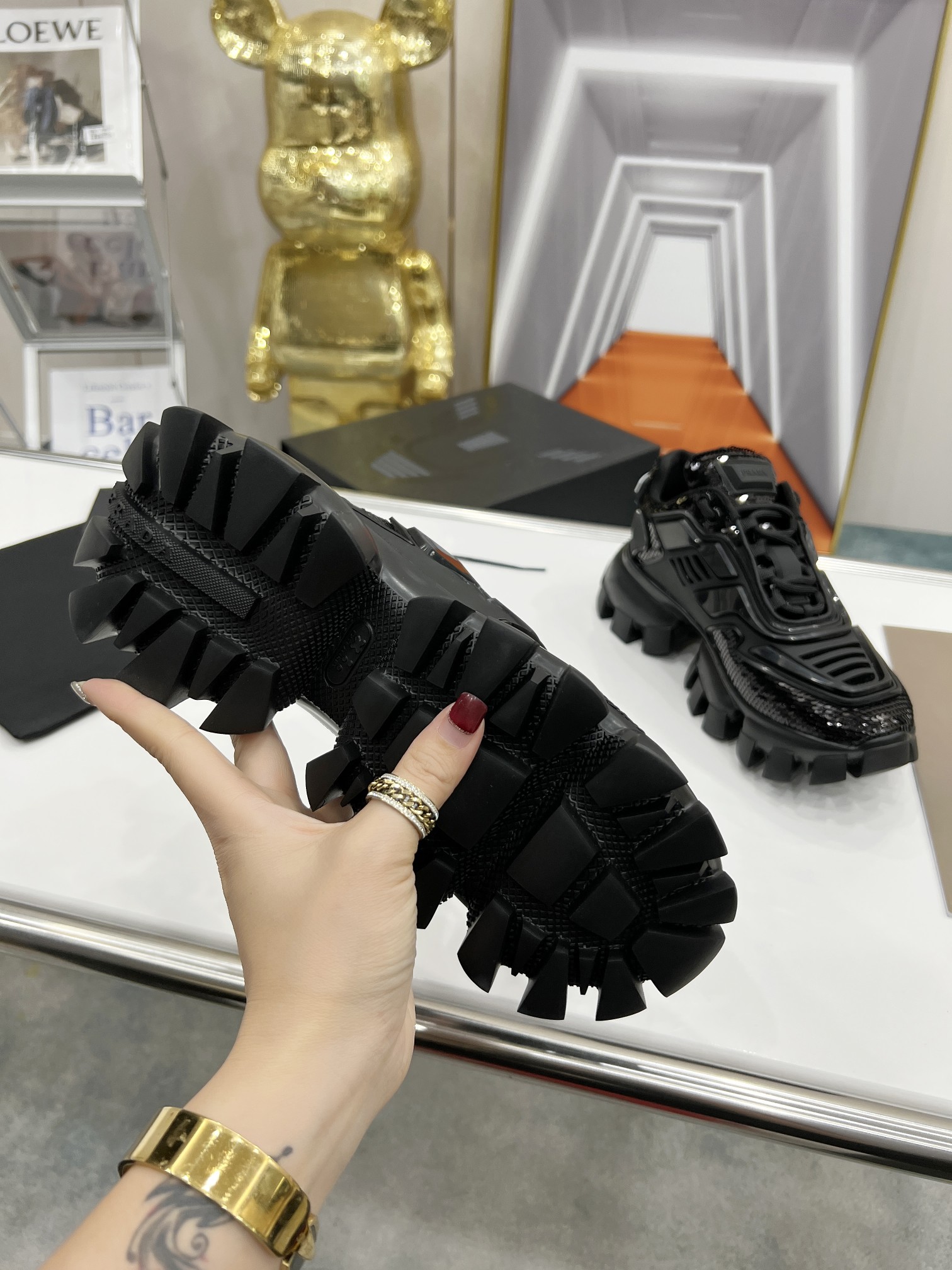 Men P*rada Top Sneaker （ ）