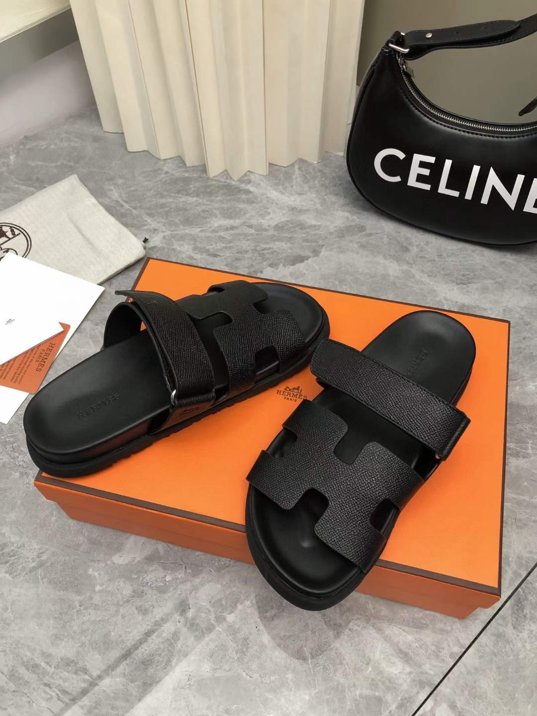 Men Women H*ermes Top Sandals