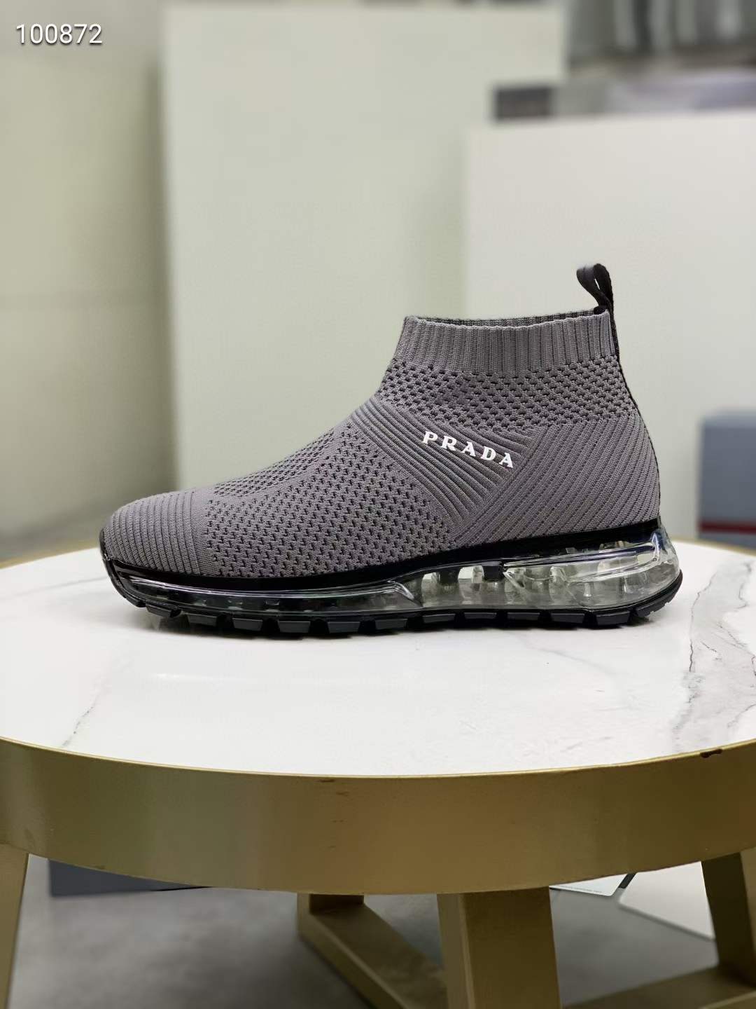 Men P*rada Top Sneakers