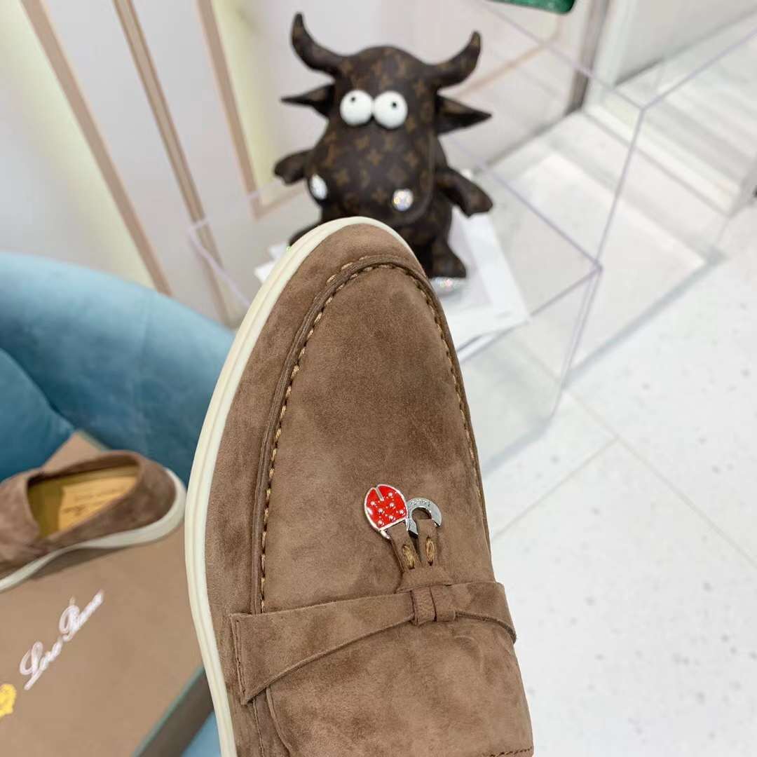 Men Women L*oro P*iana Top Loafer （）