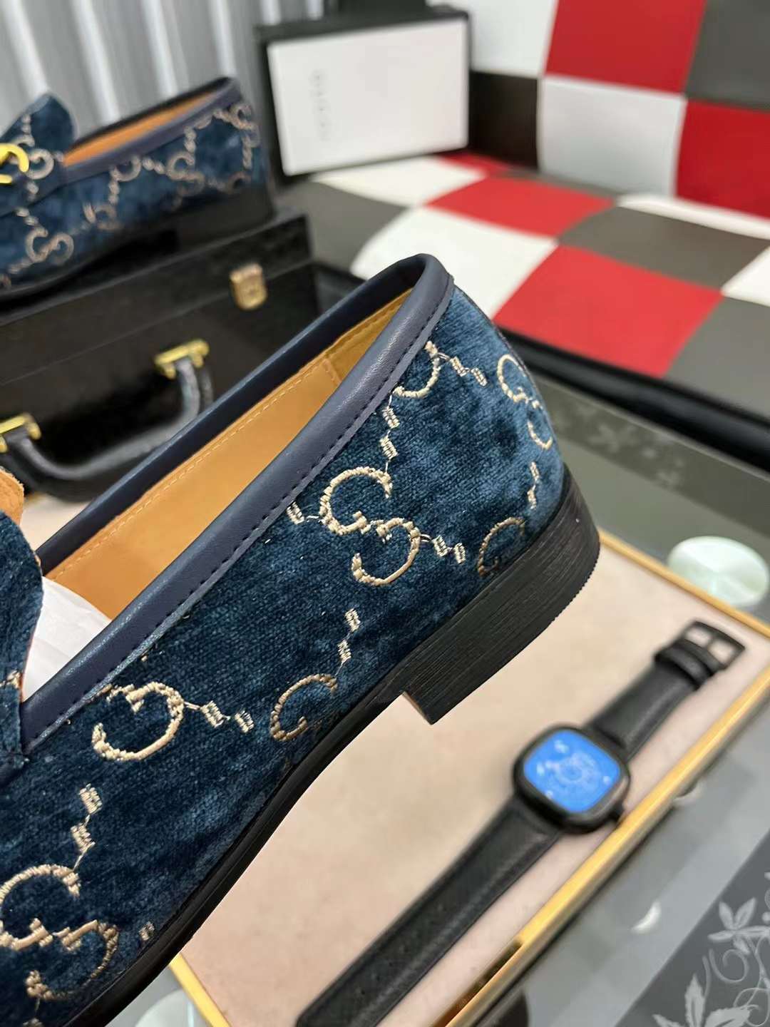 Men G*ucci Top Sneaker