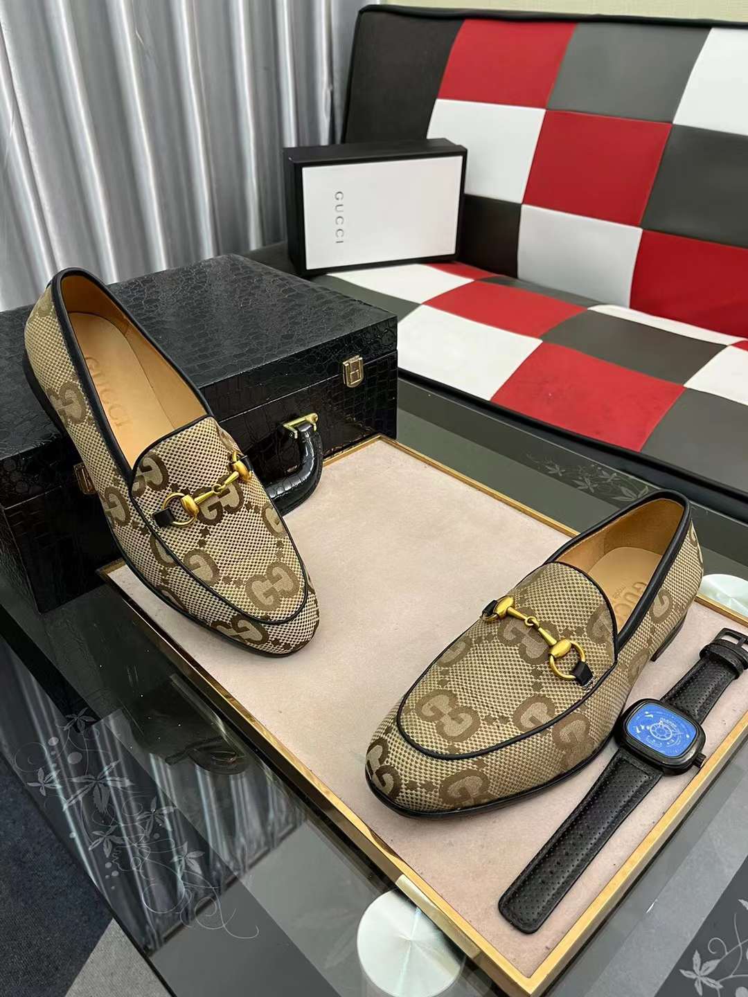 Men G*ucci Top Sneaker