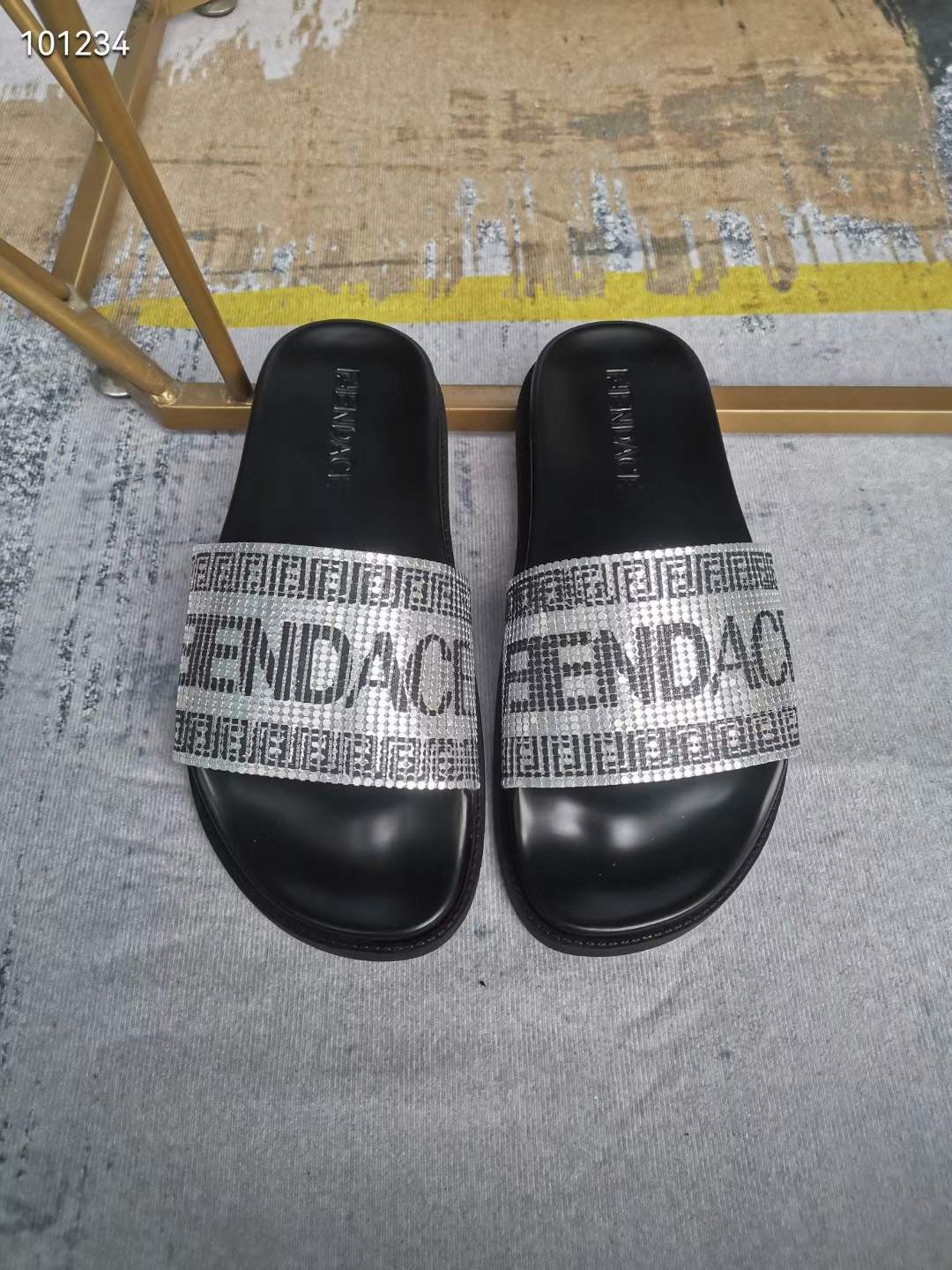 Men Women F*endi Top Sandals