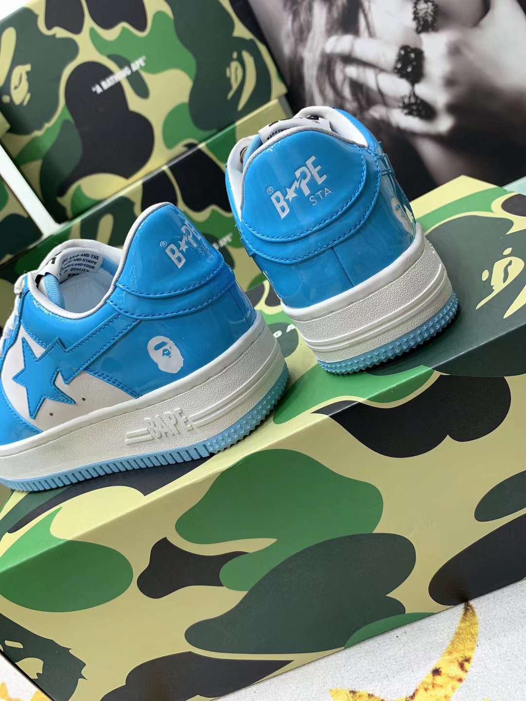 Men Women B*ape sta low Top Sneaker