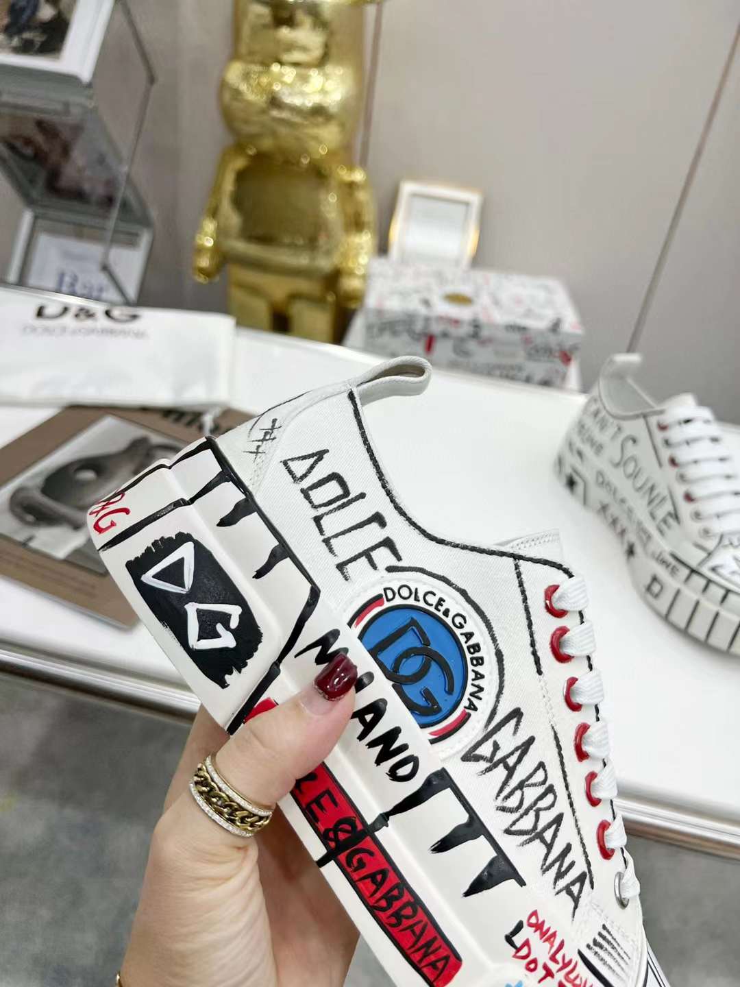 Men Women D*G Top Sneakers