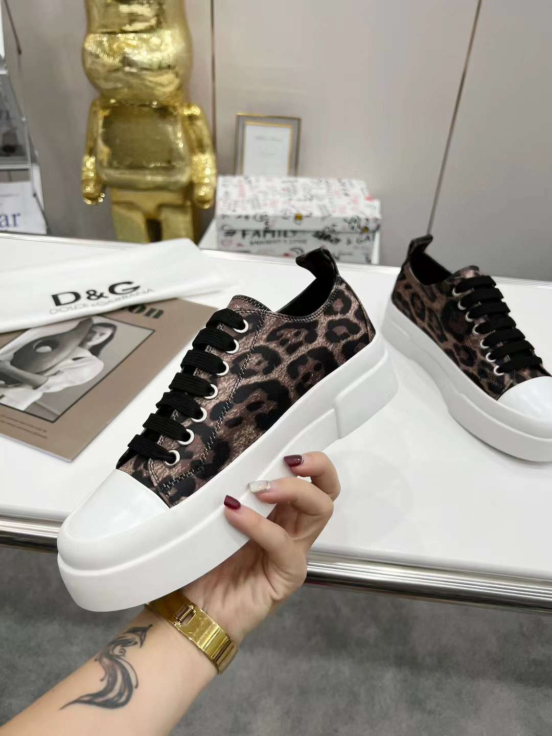 Men Women D*G Top Sneakers