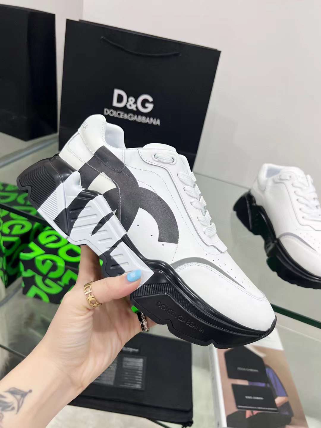 Men Women D*G Top Sneakers