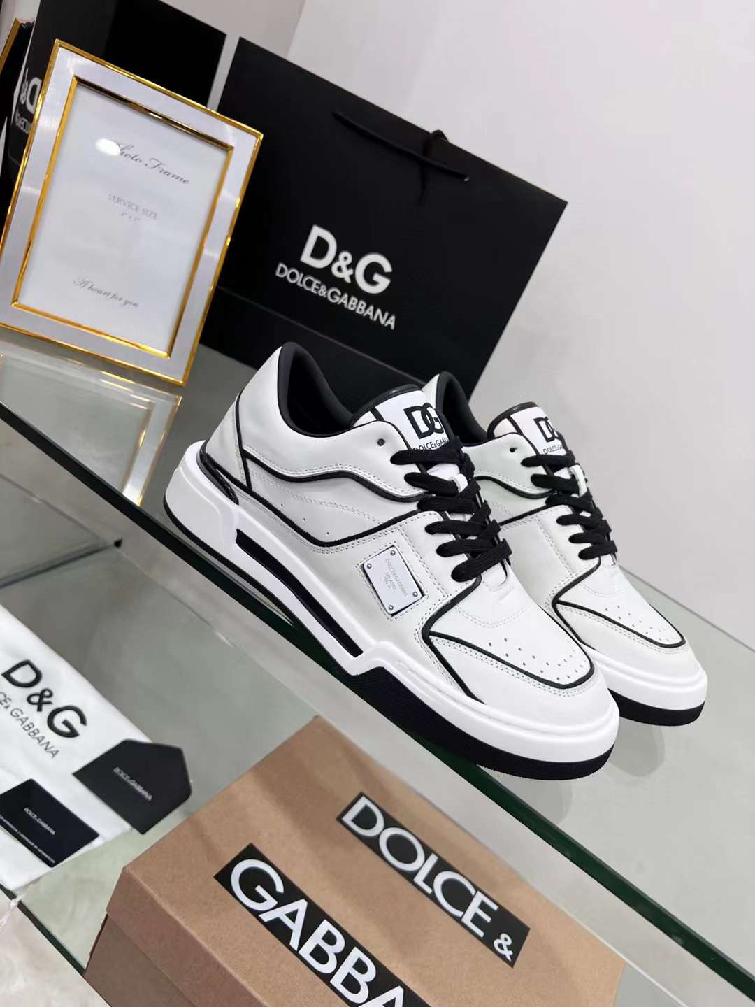 Men Women D*G Top Sneakers