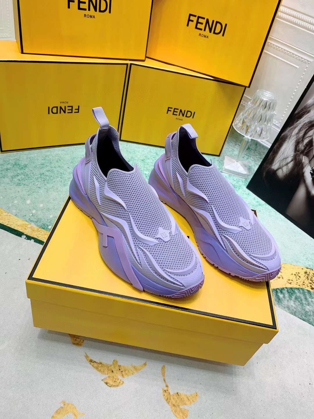 Men Women F*endi Top Sneaker （ ）