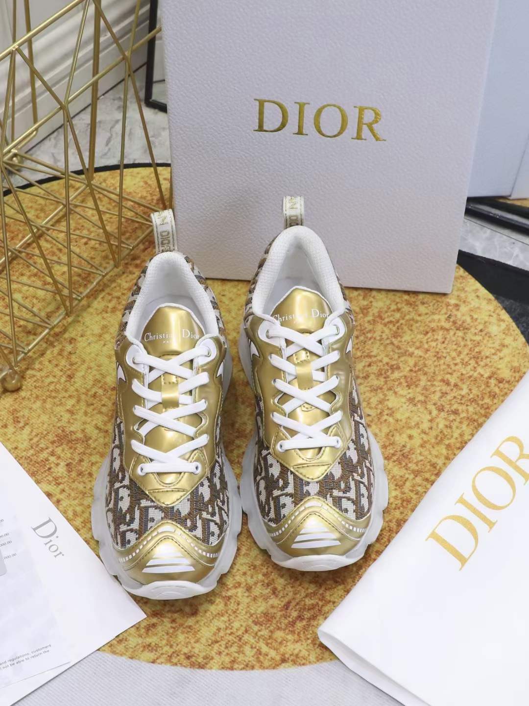 Men Women D*ior Top Sneakers （）