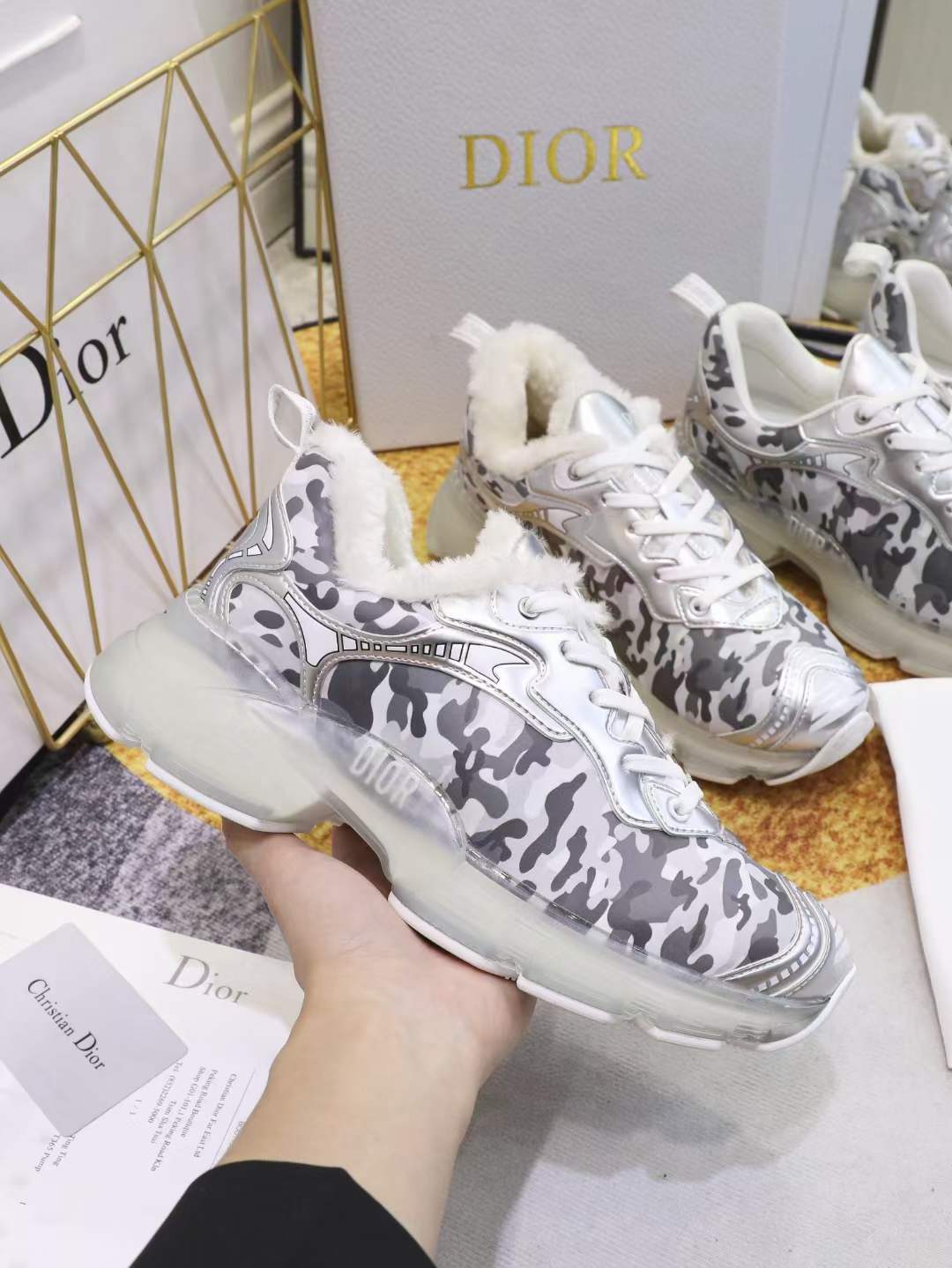 Men Women D*ior Top Sneakers （）