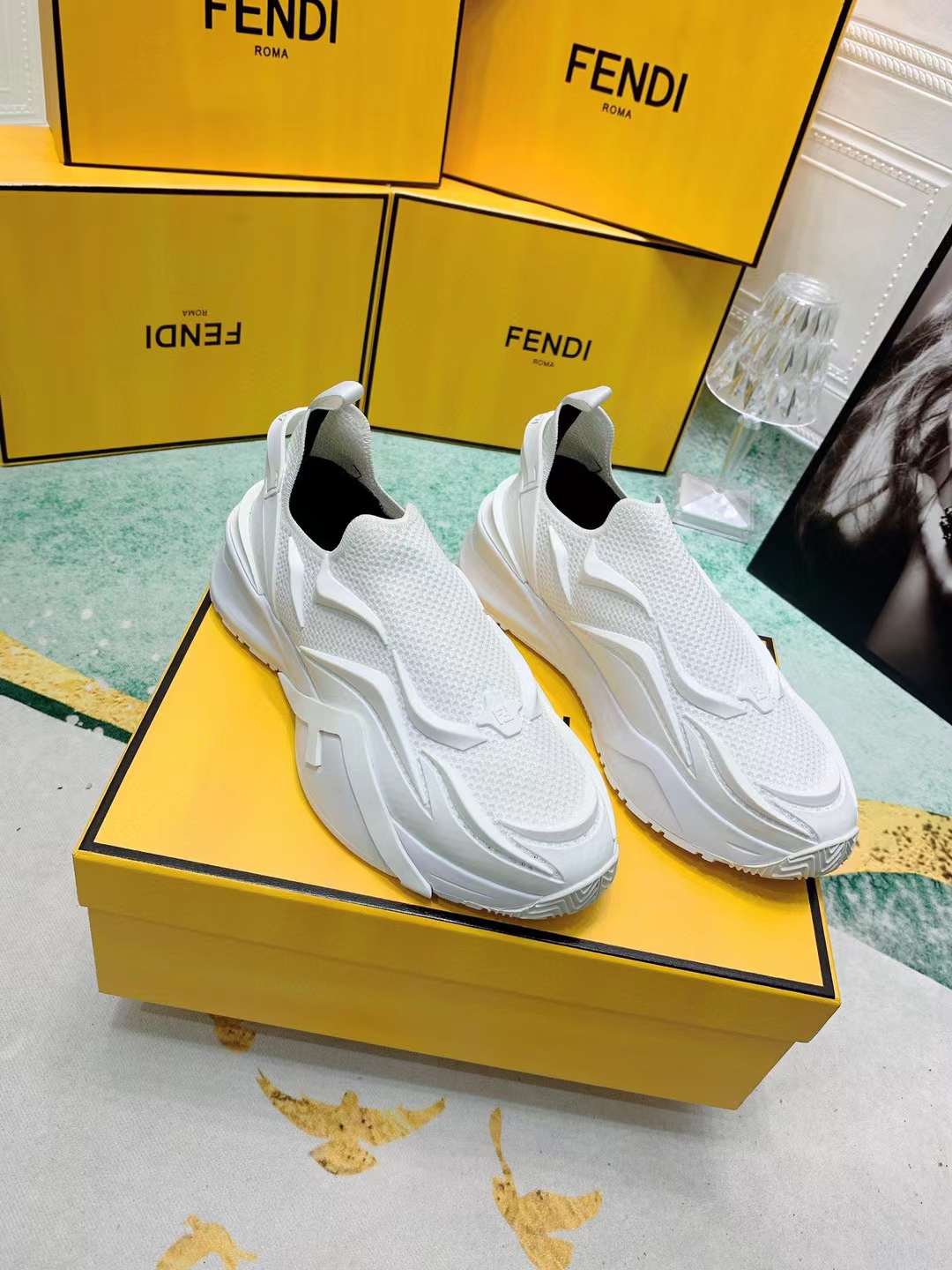 Men Women F*endi Top Sneaker （ ）