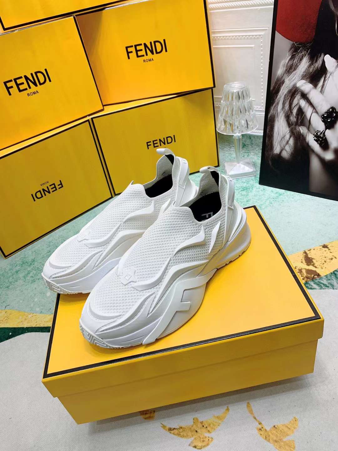 Men Women F*endi Top Sneaker （ ）