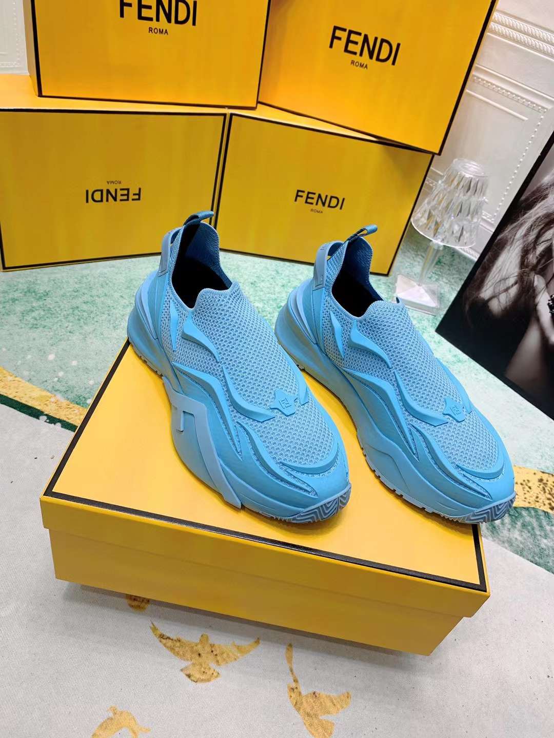 Men Women F*endi Top Sneaker （ ）