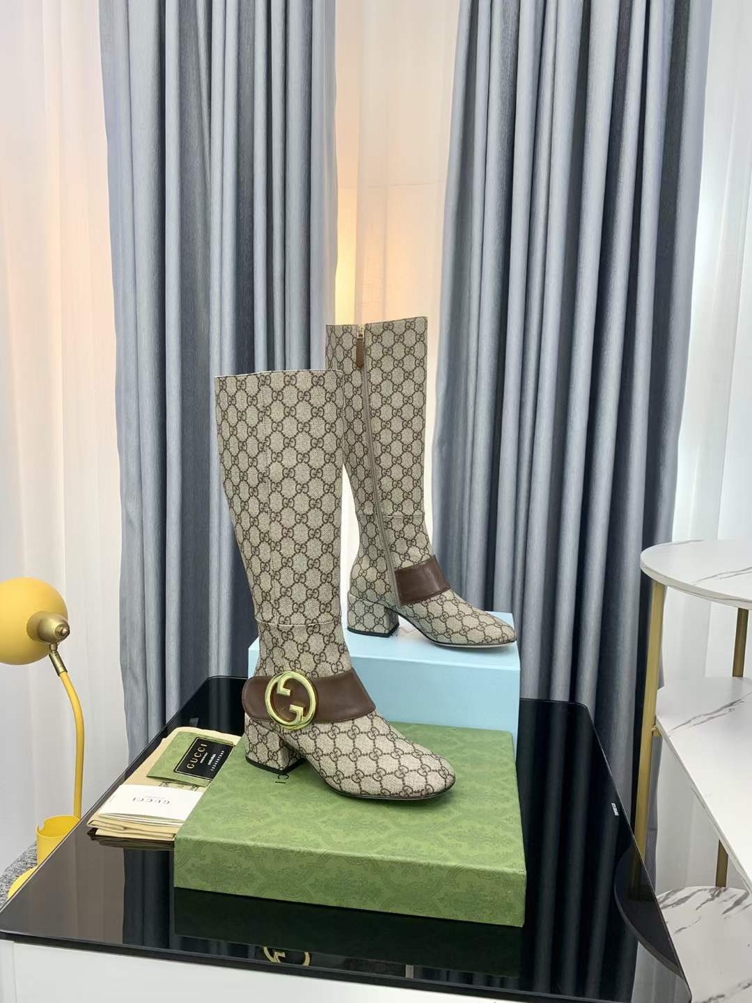 Women G*ucci Top Boots （）