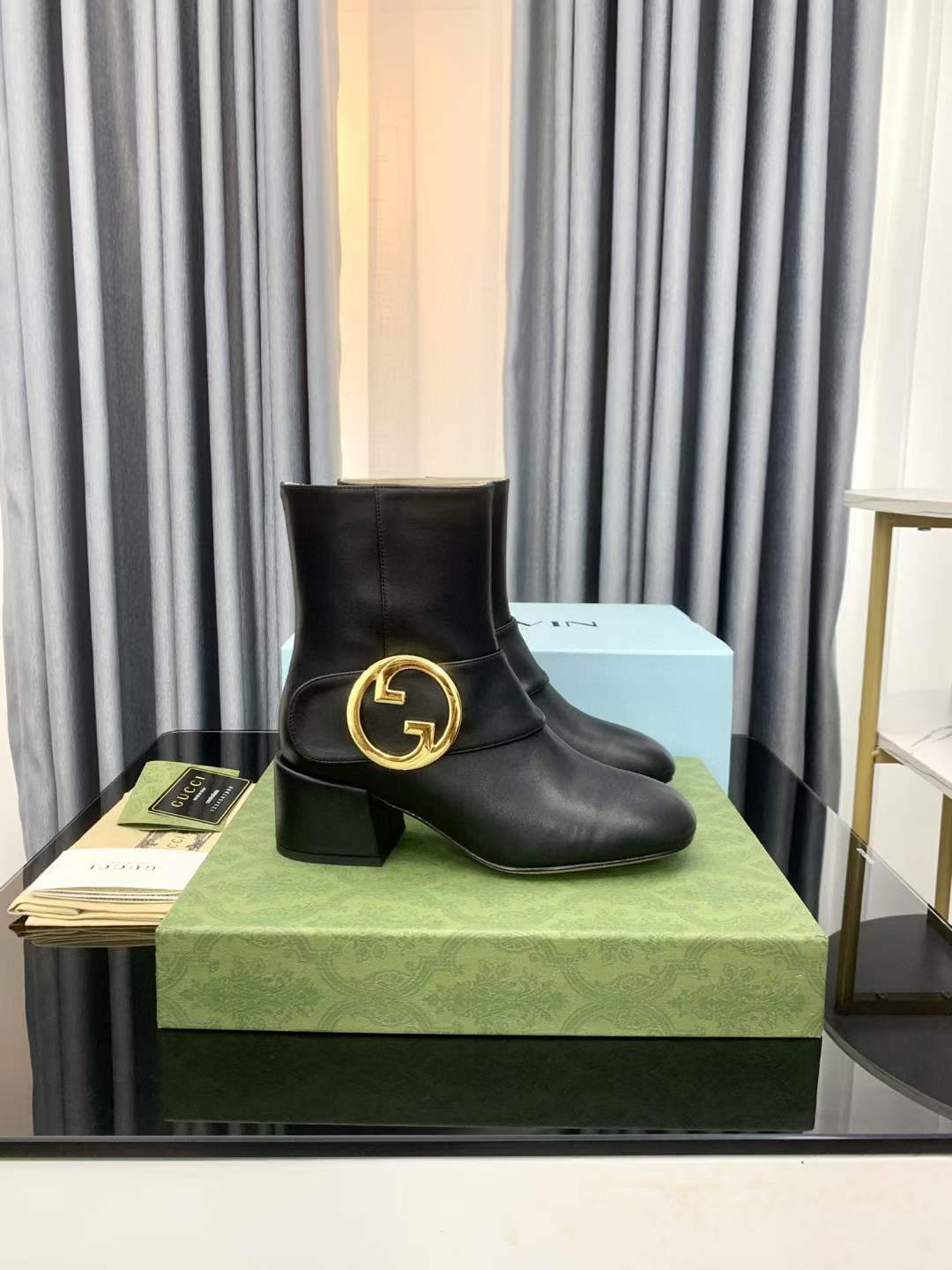 Women G*ucci Top Boots （）