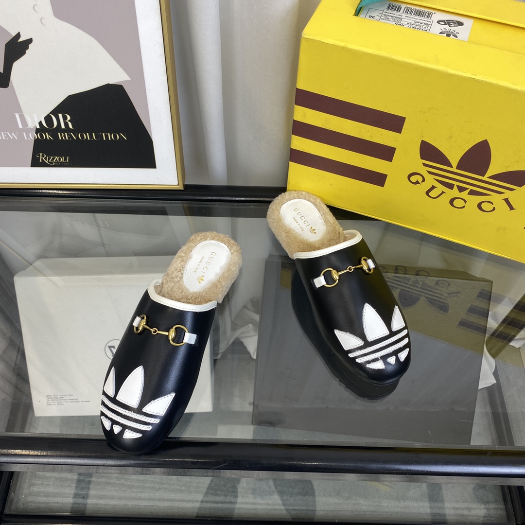 Women G*ucci A*didas Slippers Maikesneakers