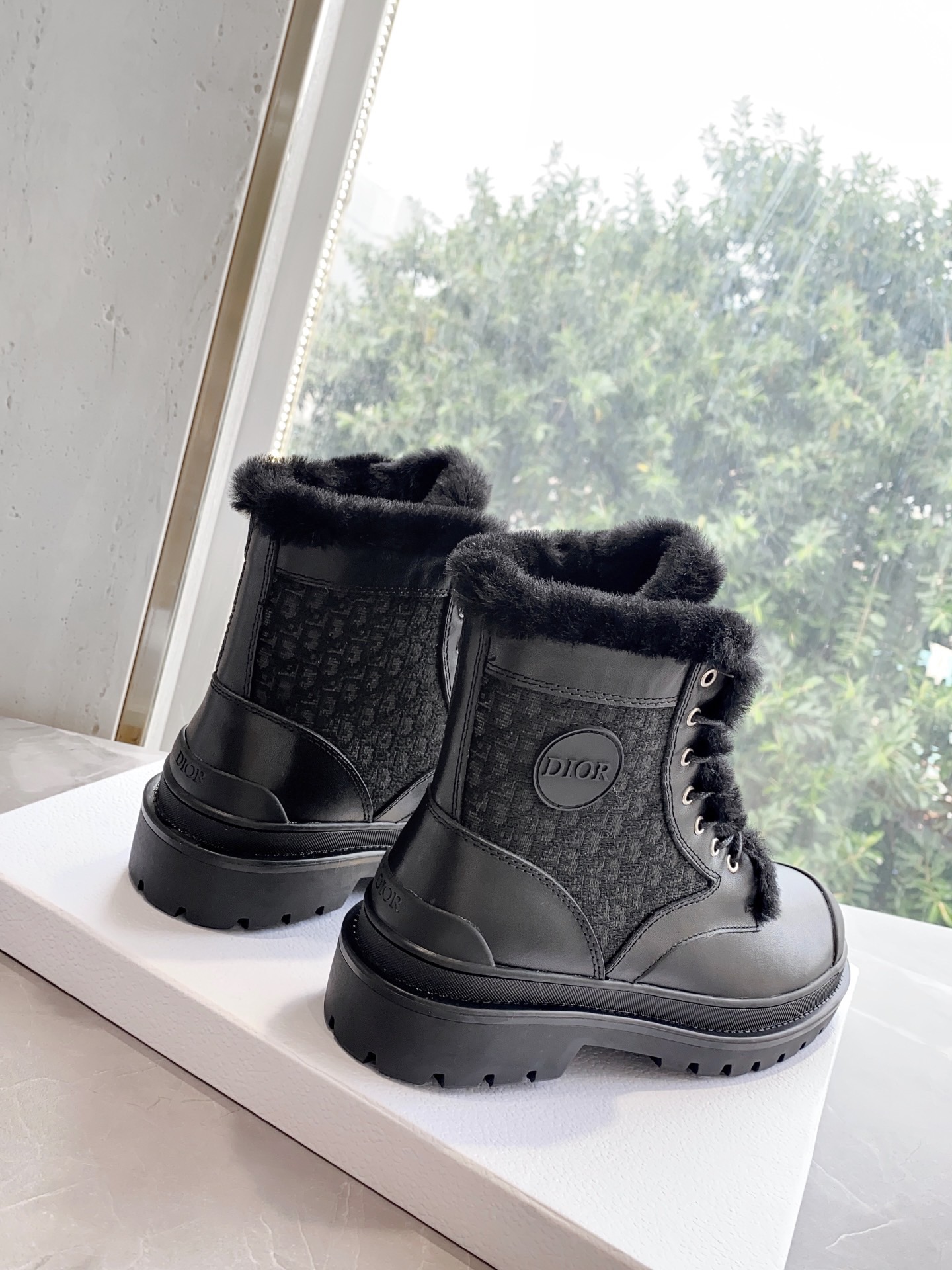 Women D*ior Top Boots Maikesneakers