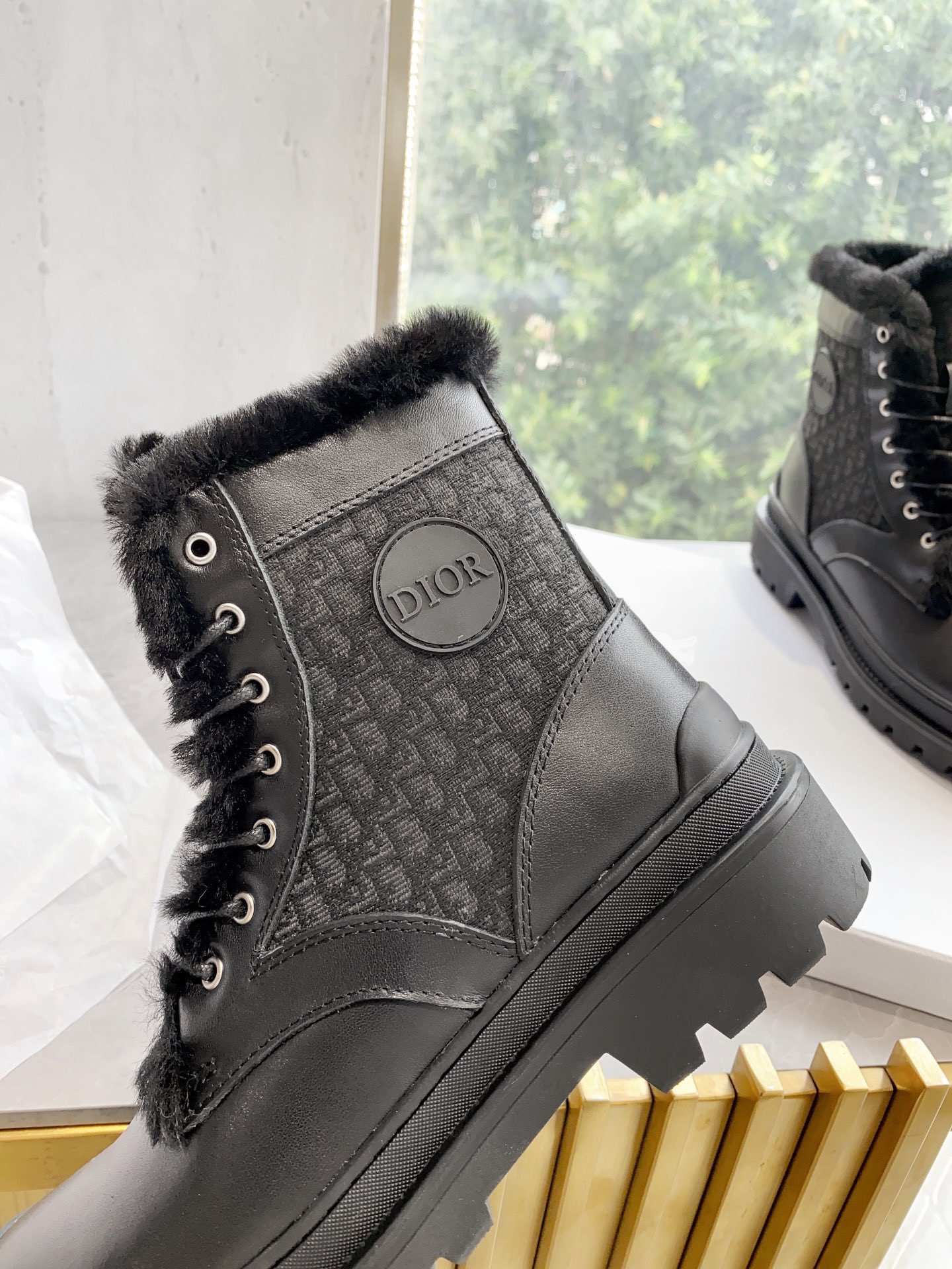 Women D*ior Top Boots Maikesneakers