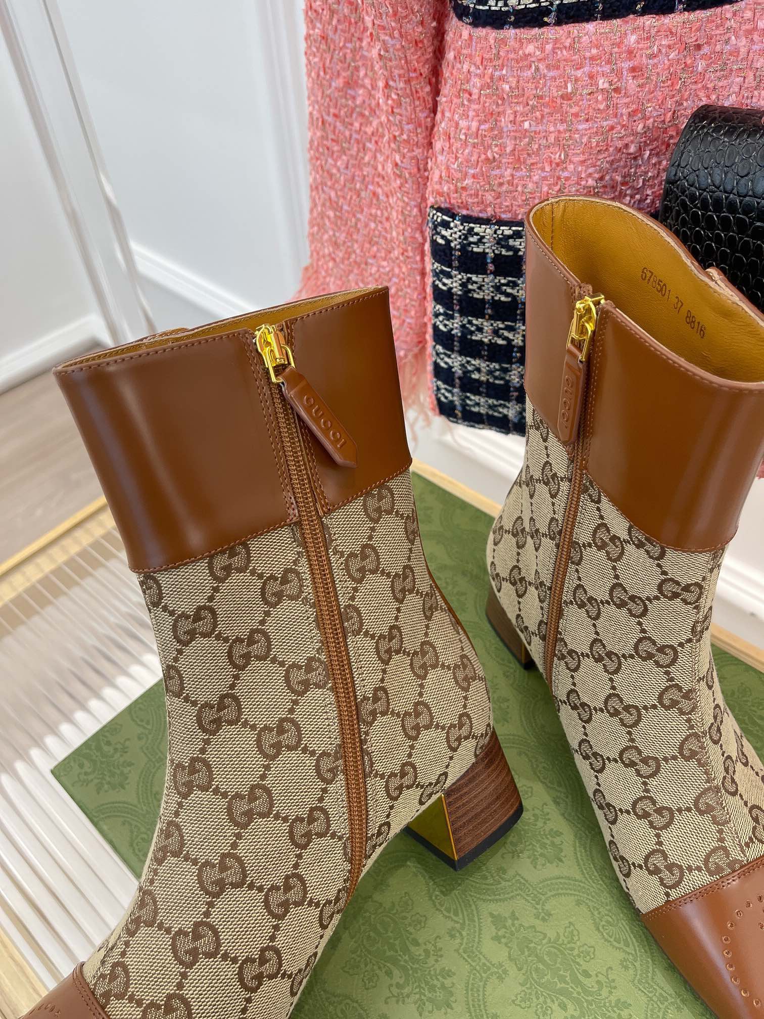 Women G*ucci Top Boots Maikesneakers