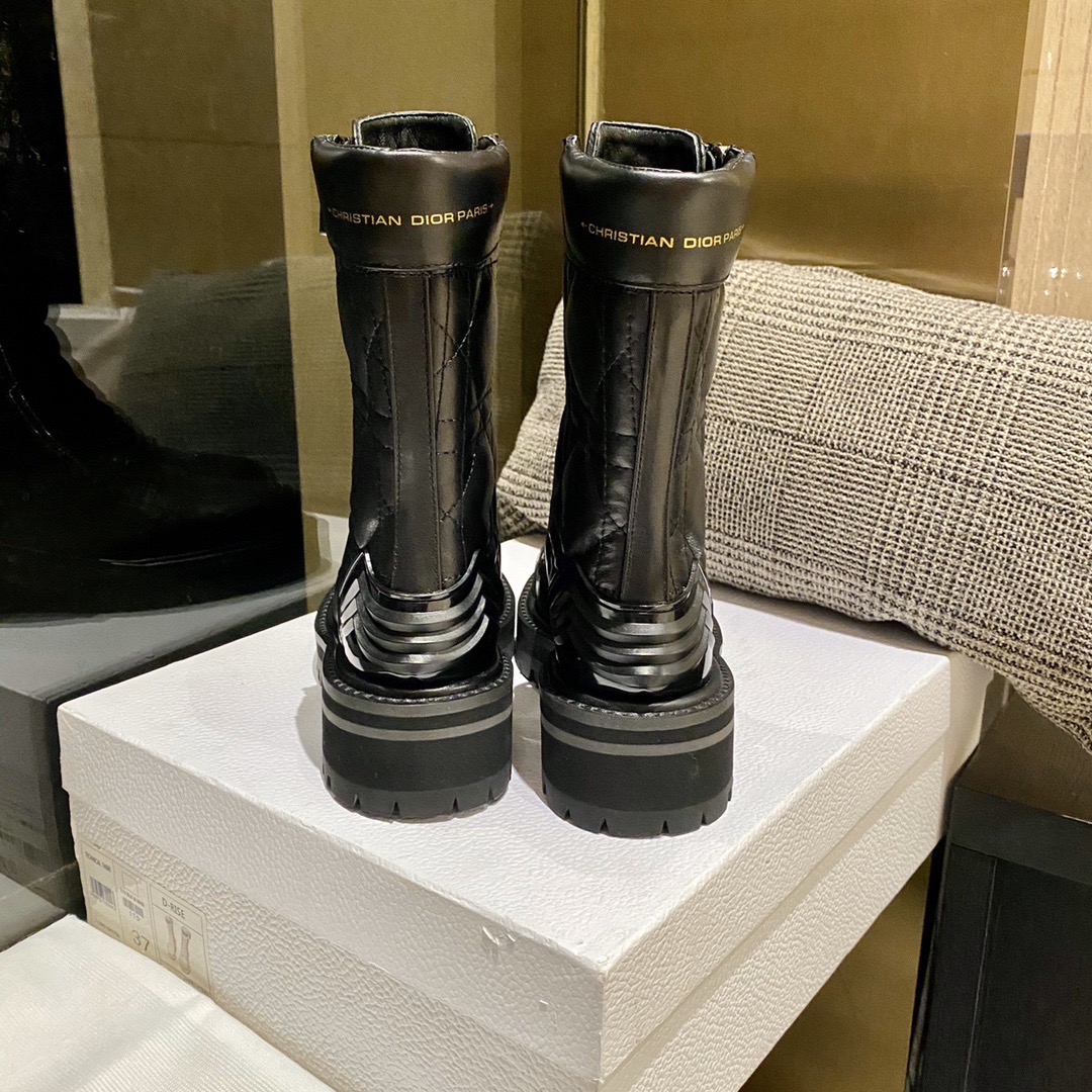 Women D*ior Top Boots Maikesneakers