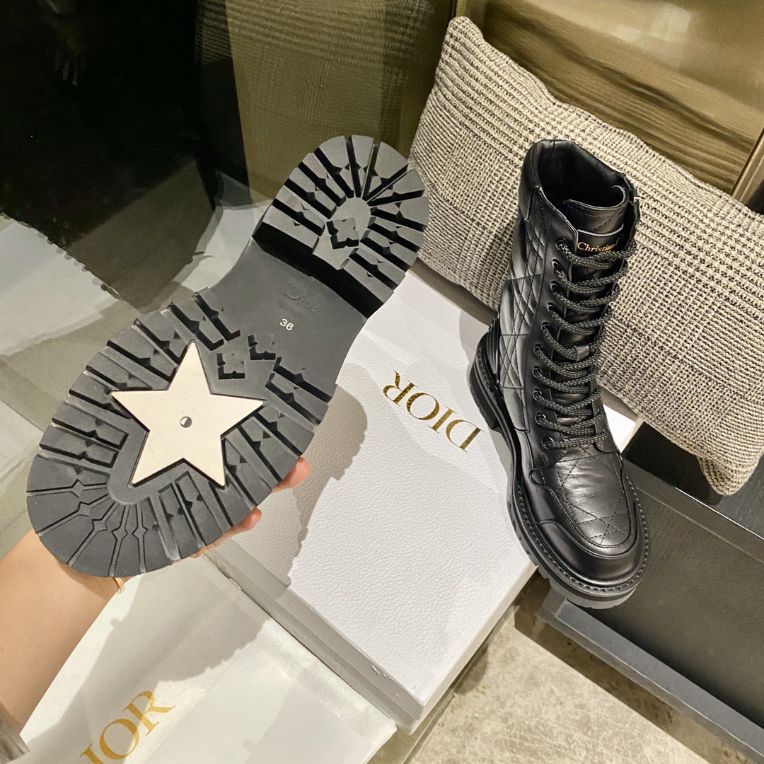 Women D*ior Top Boots Maikesneakers