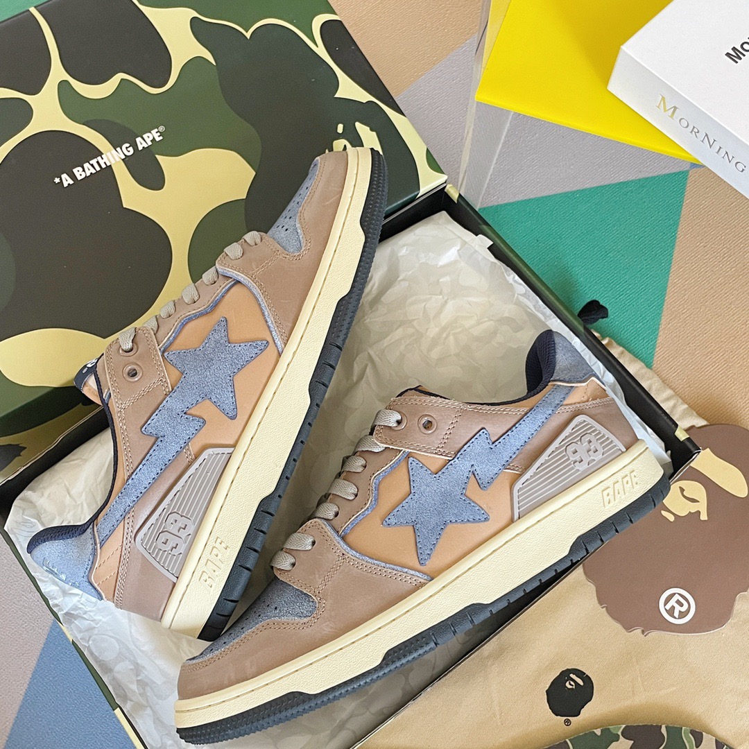 Men Women B*ape sta low Top Sneaker