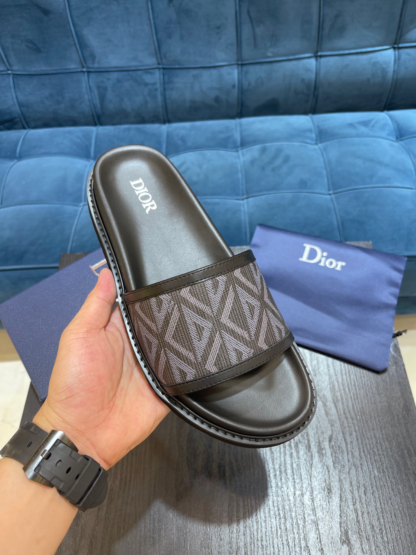 Men D*ior Top Quality slippers