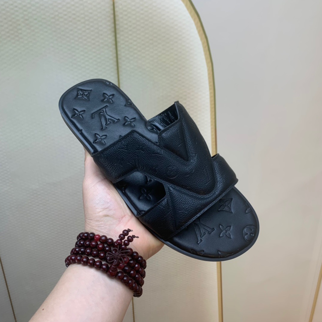 Men L*ouis V*uitton Top Slippers