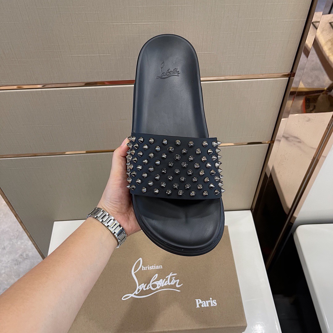Men C*hristian L*ouboutin Top Quality slippers