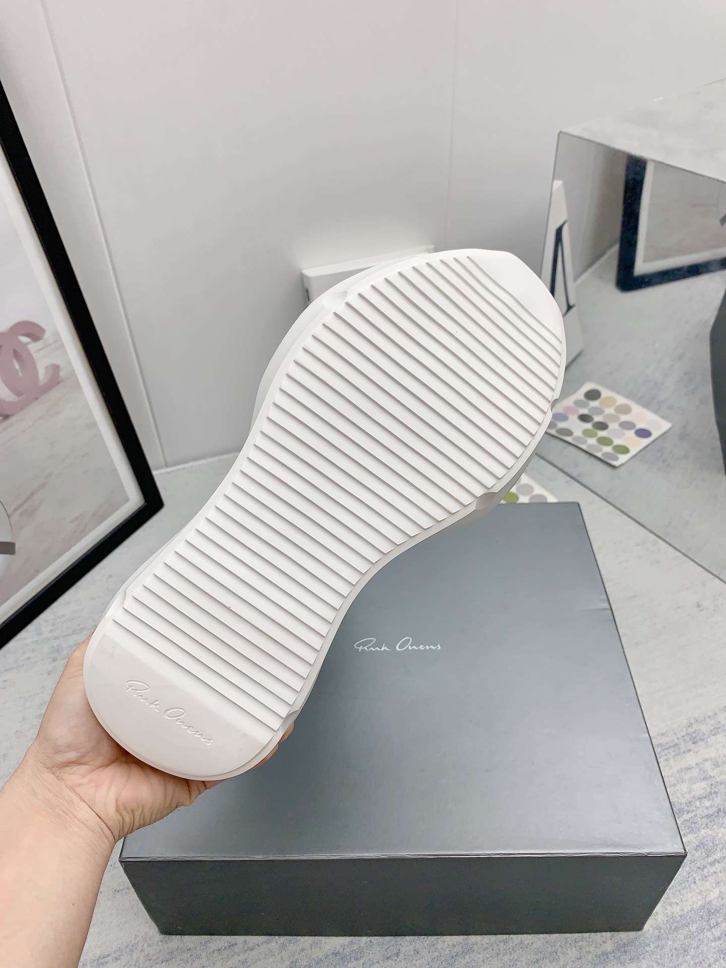 Men Women R*ick O*wens Top Sneaker