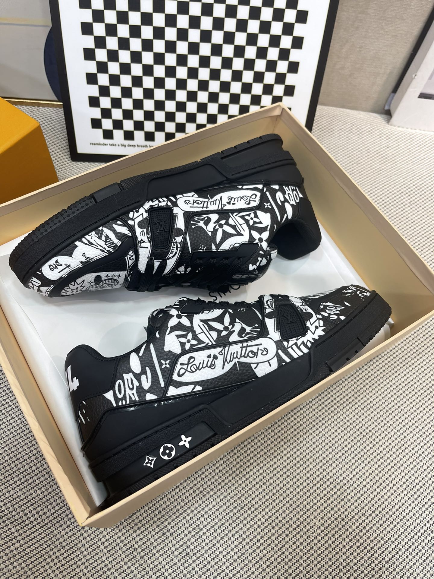 Men L*ouis V*uitton Top Sneaker Maikesneakers