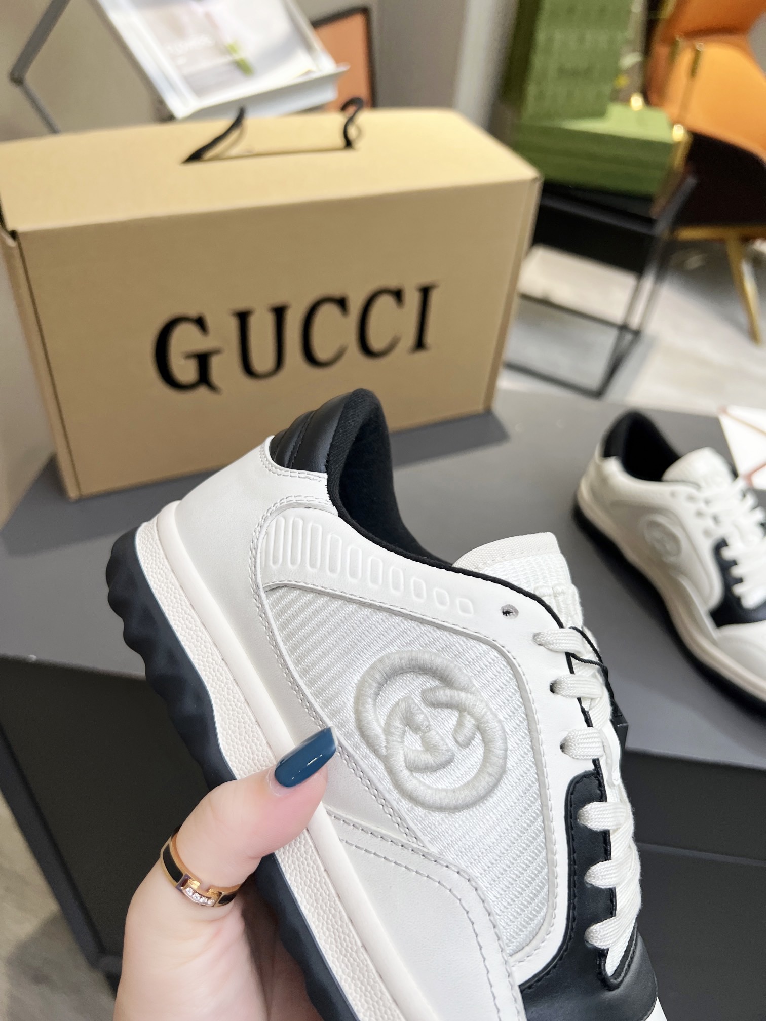 Men Women G*ucci Top Sneaker